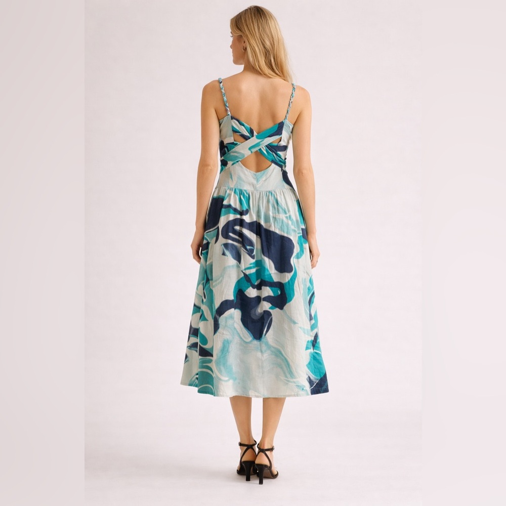 Christian LaCroix Linen Sundress NWOT - Picture 4 of 6